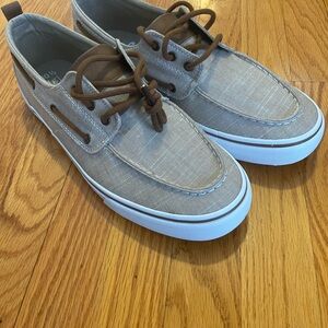George Men's Gray and Brown Boat Shoes